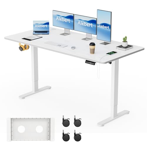 Alebert 電動式スタンディングデスク 昇降式デスク Amazon.co.jp: Alebert 電動式 昇降デスク 昇降式デスク 幅140
